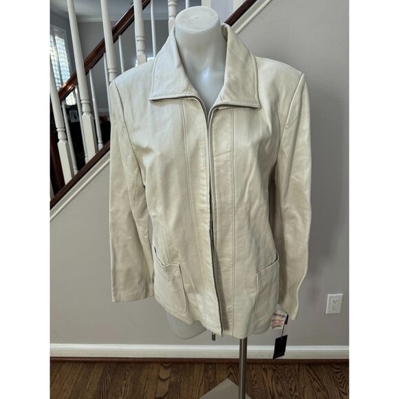 NWT Brandon Thomas Leather Jacket Size XL - Picture 1 of 3